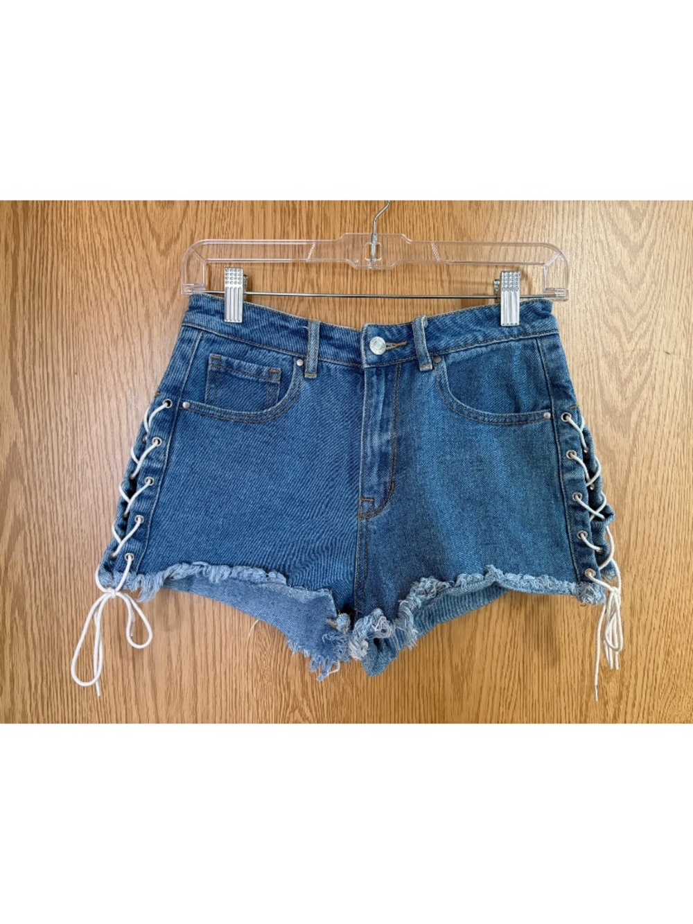 Pac Sun High Rise Strappy Shorts Size 27